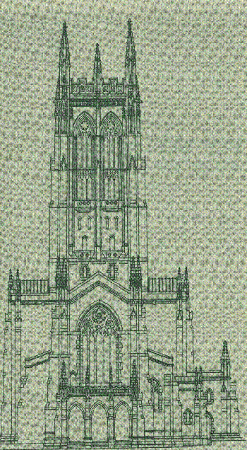 A line drawing